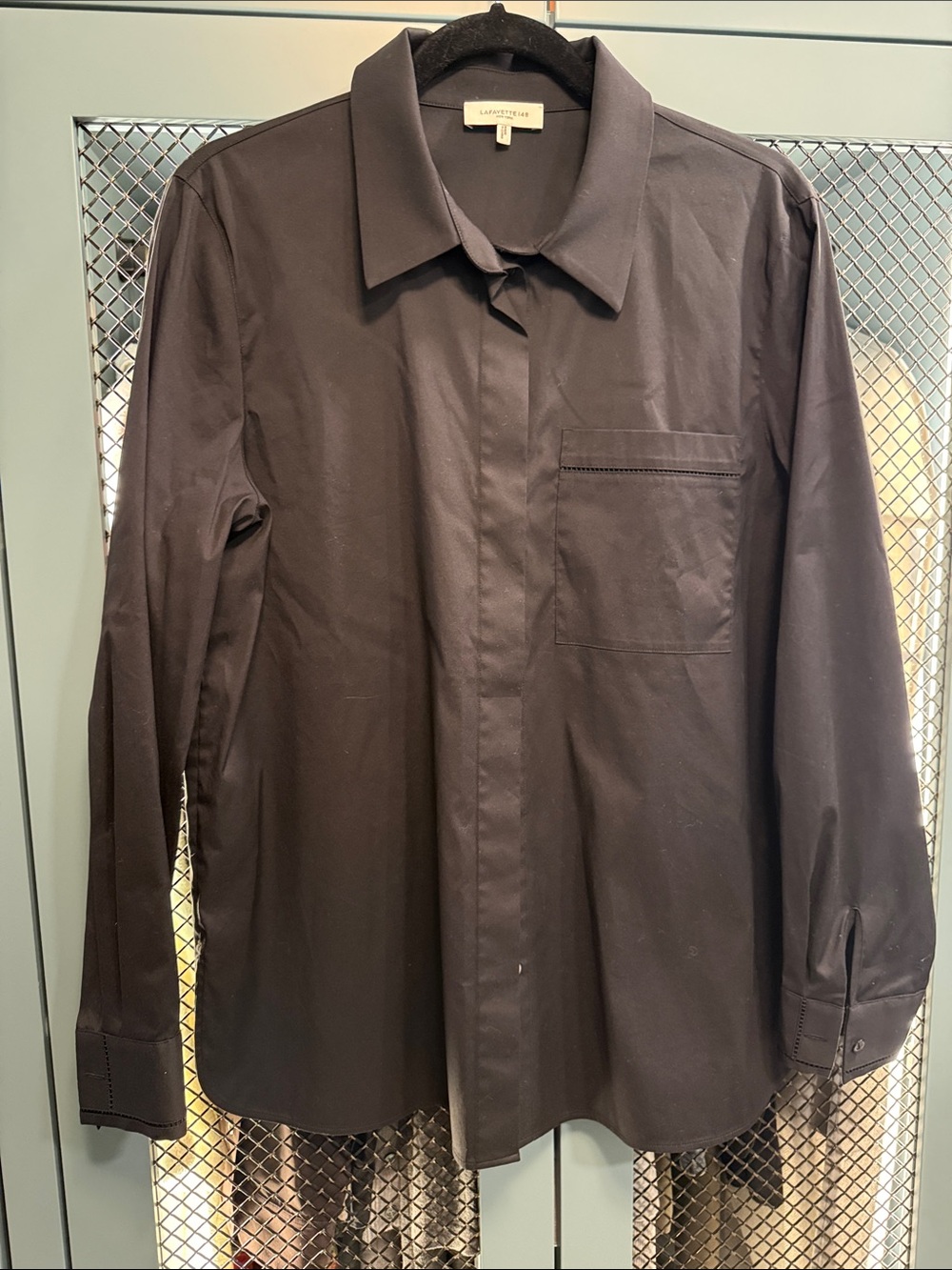 Lafayette 148 Women’s Button-Front Dress Shirt